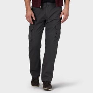 Wrangler Men's Relaxed Fit Flex Cargo Pants Gray | W 32 L 30